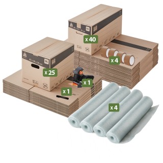 Kit déménagement grand appartement - 63 essentiels pour T5/T6