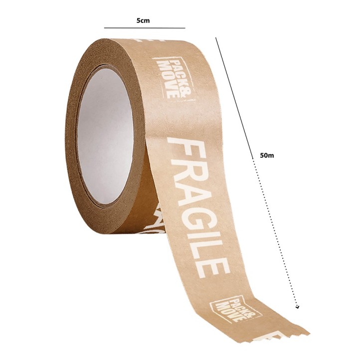 Rouleau FRAGILE et dévidoir - Rapide, lisible, prêt à coller