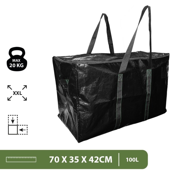Sac de déménagement - 100L - Stockage, Résistance, réutilisable