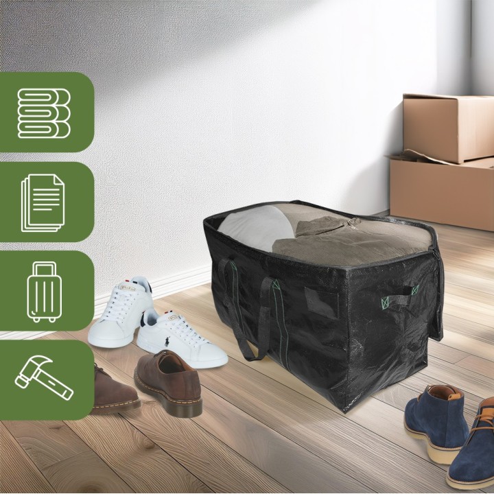 Sac de déménagement - 100L - Stockage, Résistance, réutilisable
