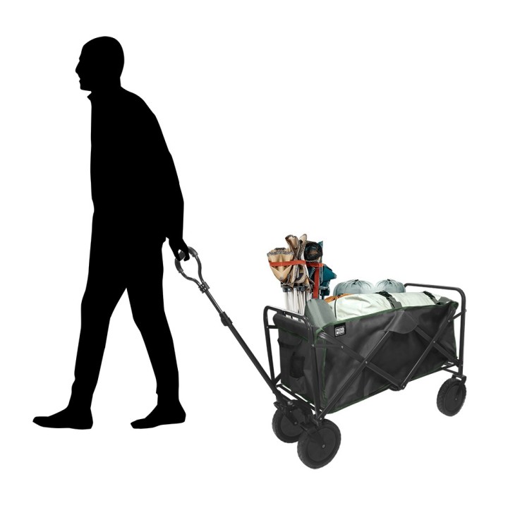 Chariot pliable - 100 kg - Compact, maniable, peut tout transporter