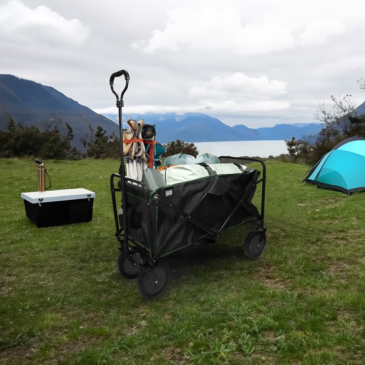 Chariot pliable - 100 kg - Compact, maniable, peut tout transporter