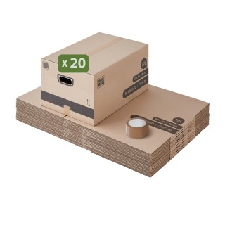 Carton de déménagement - Grand format et adhésif 0€
