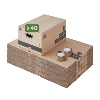 Carton de déménagement - Grand format et adhésif 0€