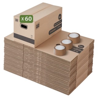 Cartons de Déménagement Pas Cher et Adhésif 0€