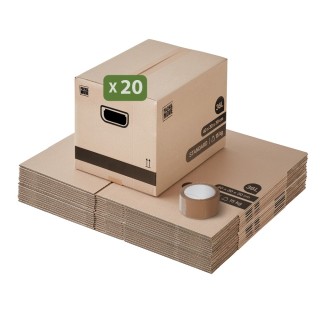 Cartons pour déménager - Qualité Prix et adhésif 0€