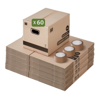 Cartons pour déménager - Qualité Prix et adhésif 0€