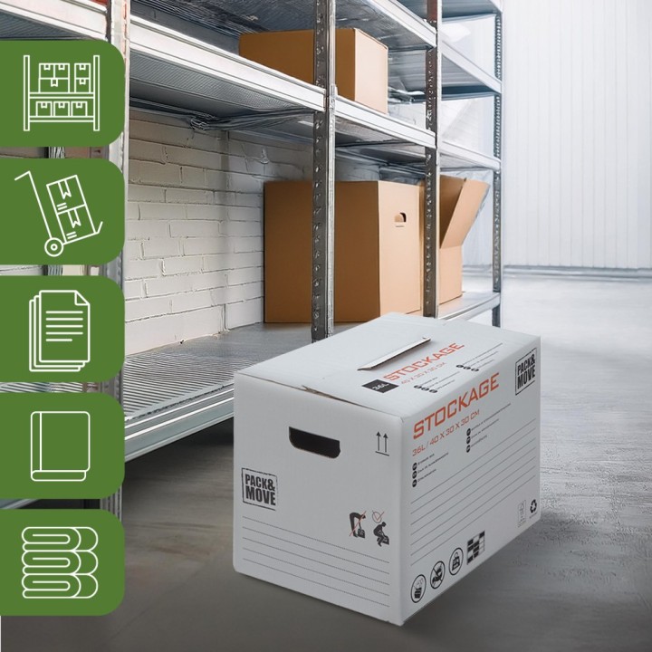 Petit carton de stockage en lot - Pour trier et organiser