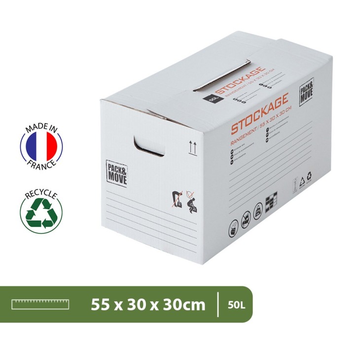 Petit carton de stockage en lot - Pour trier et organiser