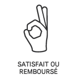 logo saisfait ou remboursé