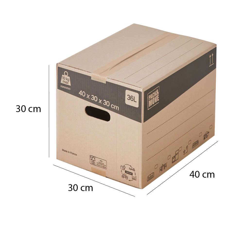 Pack 30 Cartons Double Épaisseur Renforcé - Déménagement Efficace
