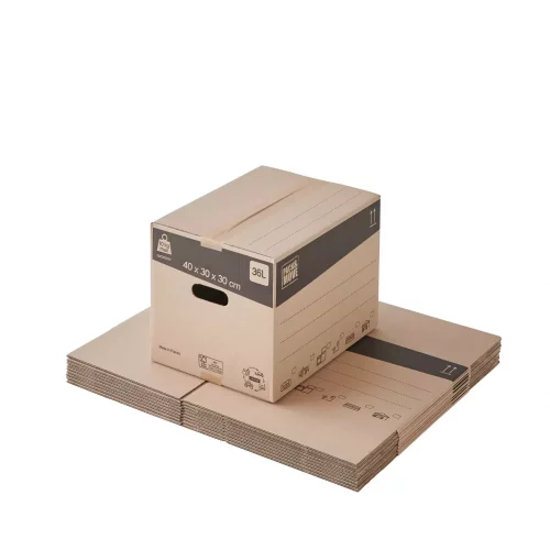 Emballage Services 25 cartons Blanc 29 x 23 x 9 cm (colis/sac
